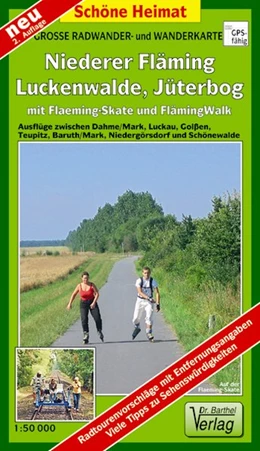 Abbildung von Große Radwander- und Wanderkarte Niederer Fläming, Luckenwalde, Jüterbog, mit Flaeming-Skate® und FlämingWalk® 1 : 50 000 | 2. Auflage | 2015 | beck-shop.de