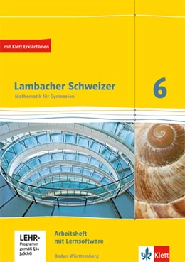 Abbildung von Lambacher Schweizer. 6. Schuljahr. Arbeitsheft plus Lösungsheft und Lernsoftware. Neubearbeitung. Baden-Württemberg | 1. Auflage | 2015 | beck-shop.de