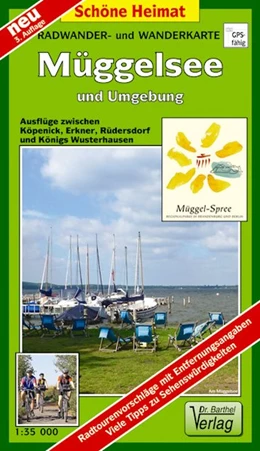 Abbildung von Radwander- und Wanderkarte Müggelsee und Umgebung 1 : 35 000 | 3. Auflage | 2015 | beck-shop.de