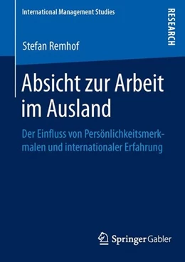 Abbildung von Remhof | Absicht zur Arbeit im Ausland | 1. Auflage | 2015 | beck-shop.de
