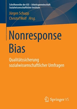 Abbildung von Schupp / Wolf | Nonresponse Bias | 1. Auflage | 2015 | beck-shop.de