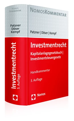 Abbildung von Patzner / Döser | Investmentrecht | 3. Auflage | 2017 | beck-shop.de