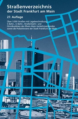 Abbildung von Straßenverzeichnis der Stadt Frankfurt am Main | 27. Auflage | 2015 | beck-shop.de