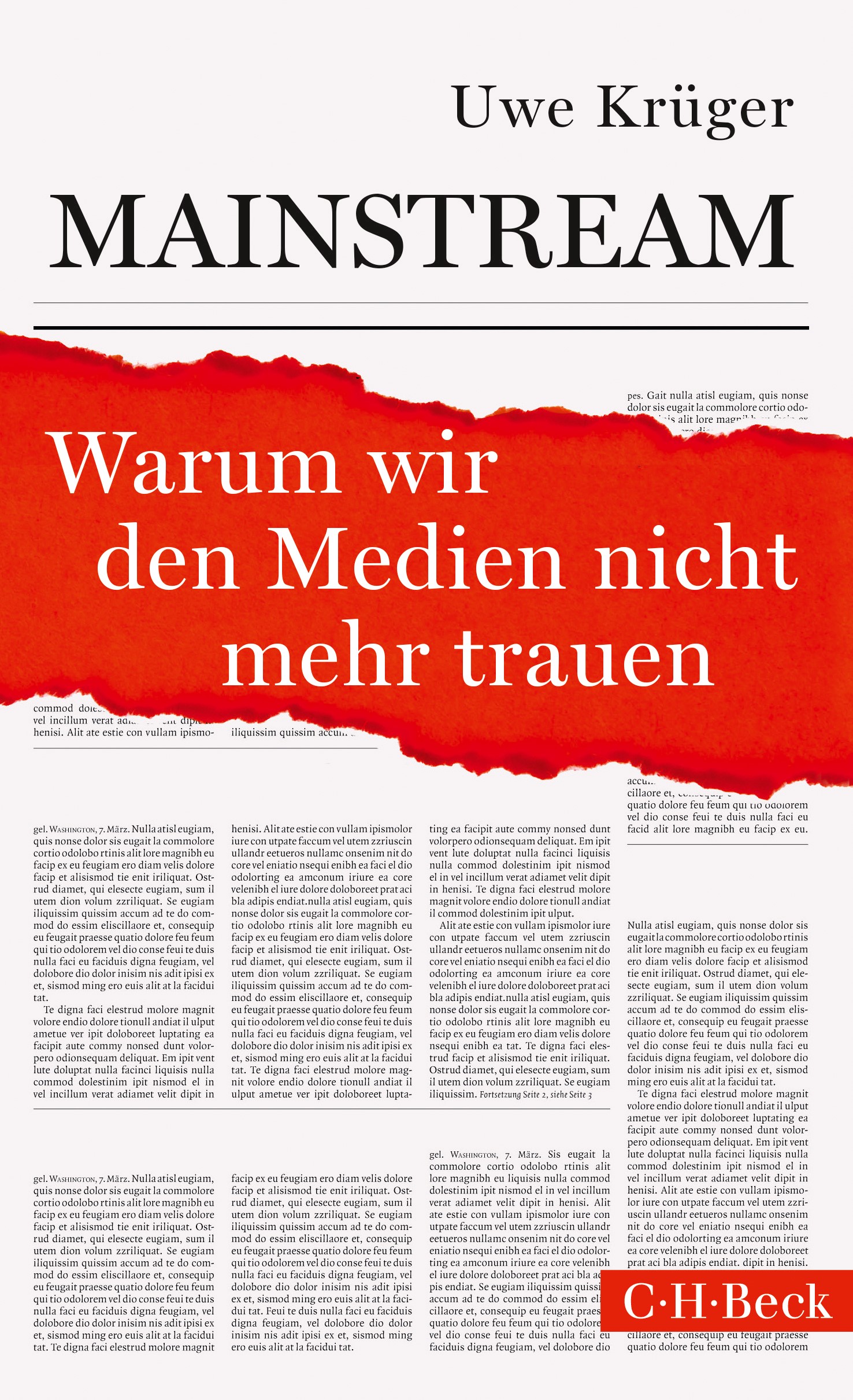Cover: Krüger, Uwe, Mainstream