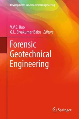 Abbildung von Rao / Sivakumar Babu | Forensic Geotechnical Engineering | 1. Auflage | 2015 | beck-shop.de