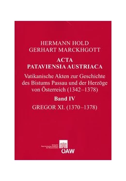 Abbildung von Hold / Marckhgott | Acta Pataviensia Austriaca | 1. Auflage | 2014 | beck-shop.de