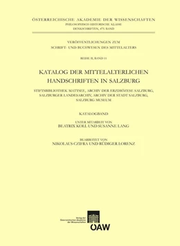 Abbildung von Hayer | Katalog der mittelalterlichen Handschriften in Salzburg | 1. Auflage | 2015 | 11 | beck-shop.de