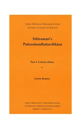 Abbildung von Kramer | Sthiramati`s Pañcaskandhakavibhasa | 1. Auflage | 2014 | 16 | beck-shop.de
