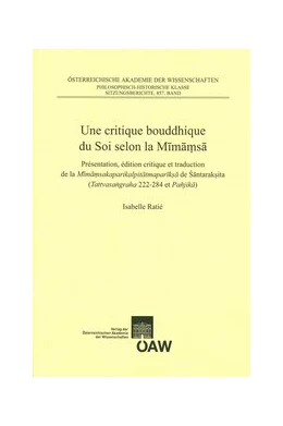 Abbildung von Ratié | Une critique bouddhique du Soi selon la Mimamsa | 1. Auflage | 2014 | 84 | beck-shop.de