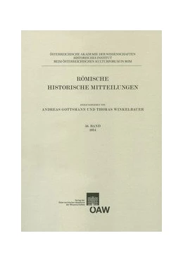 Abbildung von Gottsmann / Winkelbauer | Römische Historische Mitteilungen | 1. Auflage | 2015 | beck-shop.de