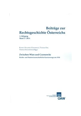 Abbildung von Olechowski / Staudigl-Ciechhowicz | Beiträge zur Rechtsgeschichte Österreichs 4. Jahrgang Band 2/2014 | 1. Auflage | 2015 | 4/2 | beck-shop.de