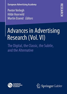 Abbildung von Verlegh / Voorveld | Advances in Advertising Research (Vol. VI) | 1. Auflage | 2015 | beck-shop.de