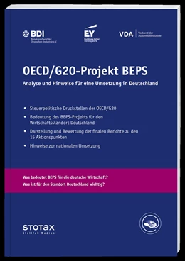 Abbildung von OECD/G20-Projekt BEPS • Online | 1. Auflage | | beck-shop.de
