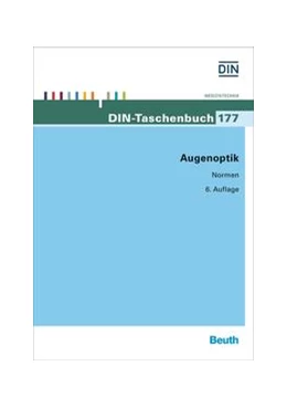 Abbildung von DIN e.V. (Hrsg.) | Augenoptik | 6. Auflage | 2016 | 177 | beck-shop.de