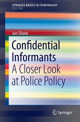 Abbildung von Shane | Confidential Informants | 1. Auflage | 2015 | beck-shop.de