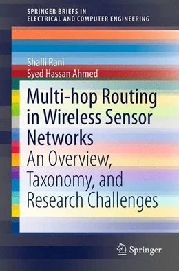 Abbildung von Rani / Ahmed | Multi-hop Routing in Wireless Sensor Networks | 1. Auflage | 2015 | beck-shop.de