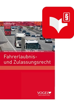 Abbildung von Fahrerlaubnis- und Zulassungsrecht Digital | 1. Auflage | | beck-shop.de