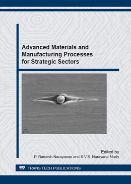 Abbildung von Ramesh Narayanan / Narayana Murty | Advanced Materials and Manufacturing Processes for Strategic Sectors | 1. Auflage | 2015 | beck-shop.de