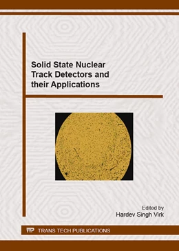 Abbildung von Virk | Solid State Nuclear Track Detectors and their Applications | 1. Auflage | 2015 | Volume 238 | beck-shop.de