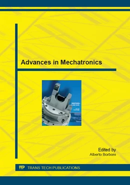 Abbildung von Borboni | Advances in Mechatronics | 1. Auflage | 2015 | Volume 783 | beck-shop.de