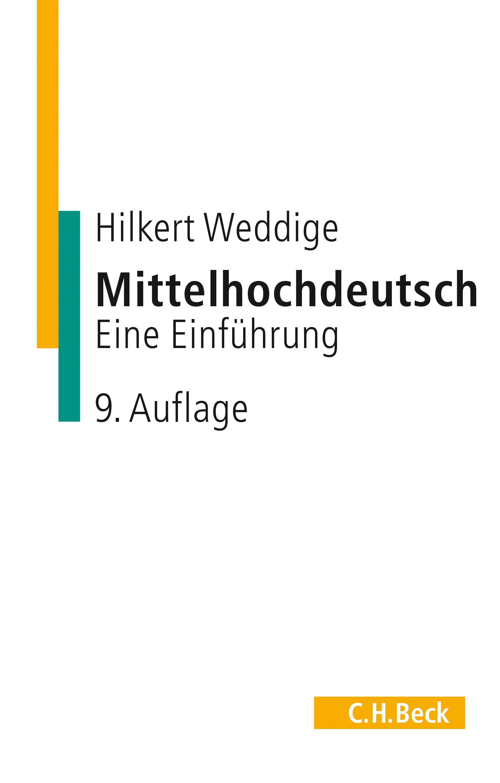 Cover: Weddige, Hilkert, Mittelhochdeutsch