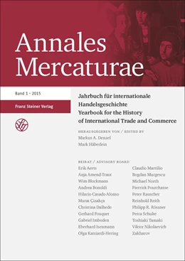 Abbildung von Denzel / Häberlein | Annales Mercaturae 1 (2015) | 1. Auflage | 2015 | 1 | beck-shop.de