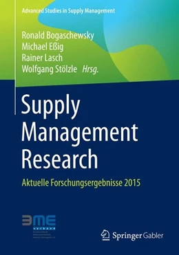 Abbildung von Bogaschewsky / Eßig | Supply Management Research | 1. Auflage | 2015 | beck-shop.de