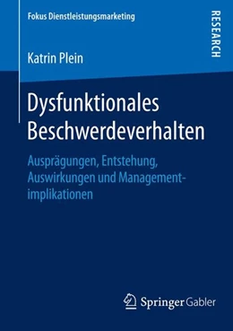Abbildung von Plein | Dysfunktionales Beschwerdeverhalten | 1. Auflage | 2015 | beck-shop.de