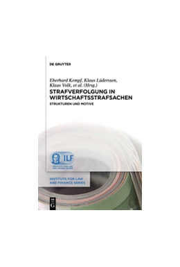 Abbildung von Kempf / Lüderssen | Strafverfolgung in Wirtschaftsstrafsachen | 1. Auflage | 2015 | beck-shop.de