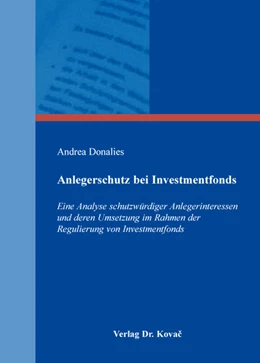 Abbildung von Donalies | Anlegerschutz bei Investmentfonds | 1. Auflage | 2016 | 198 | beck-shop.de