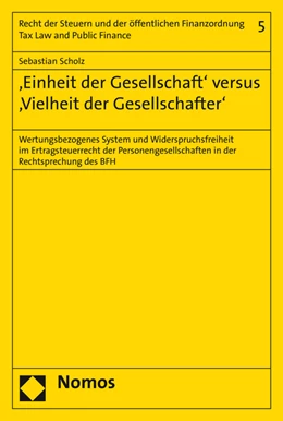 Abbildung von Scholz | 'Einheit der Gesellschaft' versus 'Vielheit der Gesellschafter' | 1. Auflage | 2015 | 5 | beck-shop.de