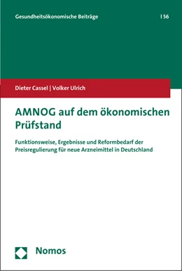 Abbildung von Cassel / Ulrich | AMNOG auf dem ökonomischen Prüfstand | 1. Auflage | 2015 | 56 | beck-shop.de