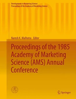 Abbildung von Malhotra | Proceedings of the 1985 Academy of Marketing Science (AMS) Annual Conference | 1. Auflage | 2015 | beck-shop.de
