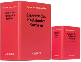 Abbildung von Gesetze des Freistaates Sachsen: Textsammlung mit Ergänzungsband • Set | 1. Auflage | | beck-shop.de