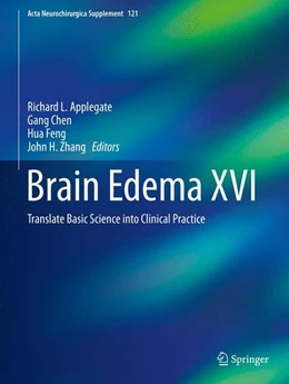 Abbildung von Applegate / Chen | Brain Edema XVI | 1. Auflage | 2015 | beck-shop.de