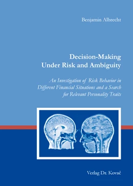 Abbildung von Albrecht | Decision-Making Under Risk and Ambiguity | 1. Auflage | 2016 | 3 | beck-shop.de