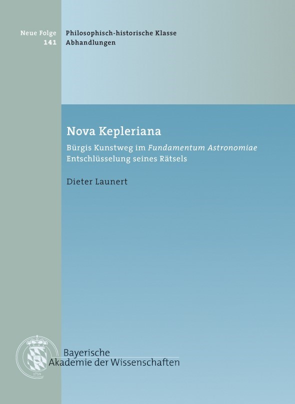 Cover: Launert, Dieter, Nova Kepleriana