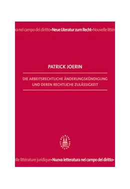 Abbildung von Patrick | Die arbeitsrechtliche Änderungskündigung und deren rechtliche Zulässigkeit | 1. Auflage | 2006 | beck-shop.de