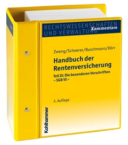 Abbildung von Zweng / Scheerer | Handbuch der Rentenversicherung - SGB VI - Teil II | 1. Auflage | 2023 | beck-shop.de