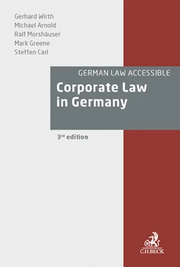 Abbildung von Wirth / Arnold | Corporate Law in Germany | 3. Auflage | 2017 | beck-shop.de