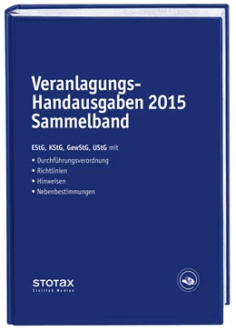 Abbildung von Veranlagungs-Handausgaben 2015 Sammelband | 1. Auflage | 2016 | beck-shop.de