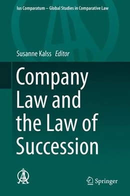 Abbildung von Kalss | Company Law and the Law of Succession | 1. Auflage | 2015 | beck-shop.de