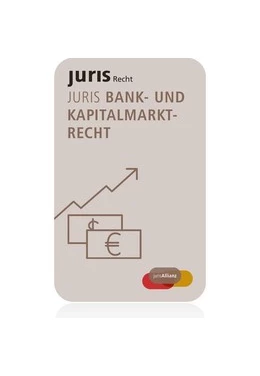 Abbildung von juris Bank- und Kapitalmarktrecht | 1. Auflage | | beck-shop.de