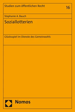Abbildung von Bauch | Soziallotterien | 1. Auflage | 2016 | 16 | beck-shop.de