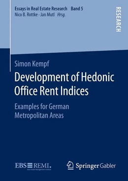 Abbildung von Kempf | Development of Hedonic Of¿ce Rent Indices | 1. Auflage | 2015 | beck-shop.de