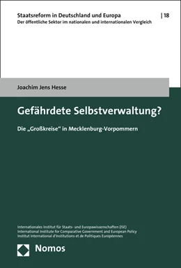 Abbildung von Hesse | Gefährdete Selbstverwaltung? | 1. Auflage | 2015 | 18 | beck-shop.de