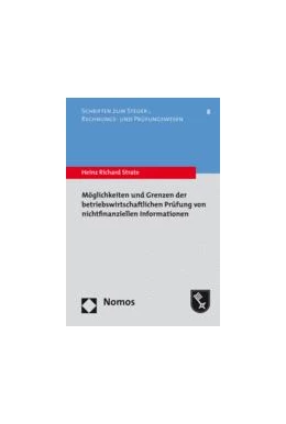 Abbildung von Strate | Möglichkeiten und Grenzen der betriebswirtschaftlichen Prüfung von nichtfinanziellen Informationen | 1. Auflage | 2016 | 8 | beck-shop.de