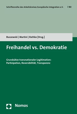 Abbildung von Buszewski / Martini | Freihandel vs. Demokratie | 1. Auflage | 2016 | 90 | beck-shop.de