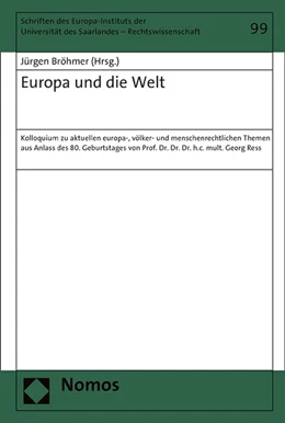 Abbildung von Bröhmer | Europa und die Welt | 1. Auflage | 2016 | 99 | beck-shop.de