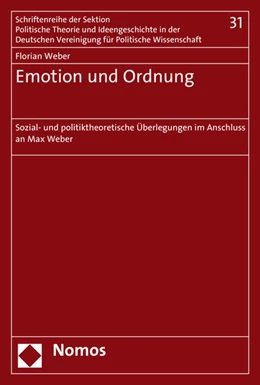 Abbildung von Weber | Emotion und Ordnung | 1. Auflage | 2015 | 31 | beck-shop.de
